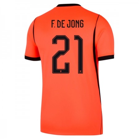 Camisola Holanda Frenkie de Jong 21 Equipamento Principal Mundial de 2026 Manga Curta