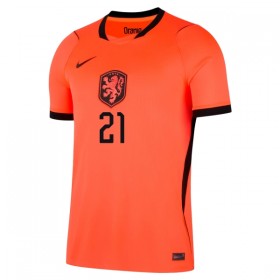 Camisola Holanda Frenkie de Jong 21 Equipamento Principal Mundial de 2026 Manga Curta