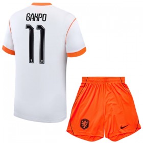 Camisola Holanda Gakpo 11 Criança Equipamento Alternativa Mundial de 2026 Manga Curta