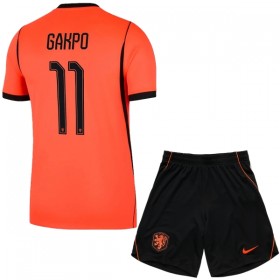 Camisola Holanda Gakpo 11 Criança Equipamento Principal Mundial de 2026 Manga Curta