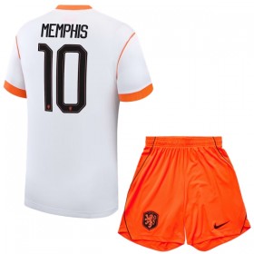 Camisola Holanda Memphis 10 Criança Equipamento Alternativa Mundial de 2026 Manga Curta
