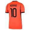 Camisola Holanda Memphis 10 Equipamento Principal Mundial de 2026 Manga Curta