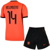 Camisola Holanda Reijnders 14 Criança Equipamento Principal Mundial de 2026 Manga Curta