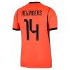 Camisola Holanda Reijnders 14 Criança Equipamento Principal Mundial de 2026 Manga Curta