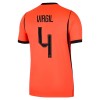 Camisola Holanda Virgil 4 Criança Equipamento Principal Mundial de 2026 Manga Curta