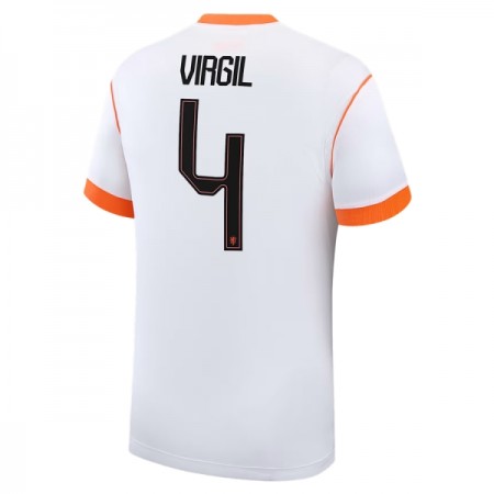 Camisola Holanda Virgil 4 Equipamento Alternativa Mundial de 2026 Manga Curta