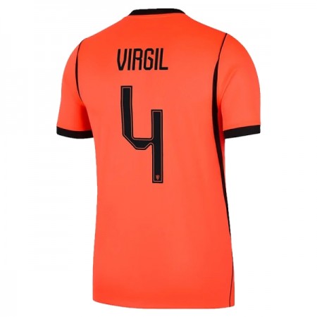 Camisola Holanda Virgil 4 Equipamento Principal Mundial de 2026 Manga Curta