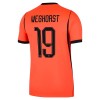 Camisola Holanda Weghorst 19 Equipamento Principal Mundial de 2026 Manga Curta
