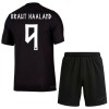 Camisola Noruega Haaland 9 Criança Equipamento Alternativa Mundial de 2026 Manga Curta