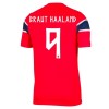 Camisola Noruega Haaland 9 Equipamento Principal Mundial de 2026 Manga Curta