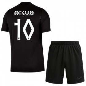 Camisola Noruega Odegaard 10 Criança Equipamento Alternativa Mundial de 2026 Manga Curta