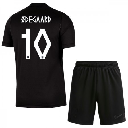 Camisola Noruega Odegaard 10 Criança Equipamento Alternativa Mundial de 2026 Manga Curta