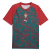Camisola Portugal Pre-Match Mundial de 2026 Vermelha Manga Curta