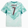 Camisola Portugal Ronaldo 7 Criança Equipamento Alternativa Mundial de 2026 Manga Curta