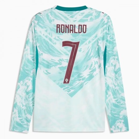 Camisola Portugal Ronaldo 7 Equipamento Alternativa Mundial de 2026 Manga Comprida