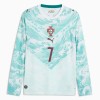 Camisola Portugal Ronaldo 7 Equipamento Alternativa Mundial de 2026 Manga Comprida