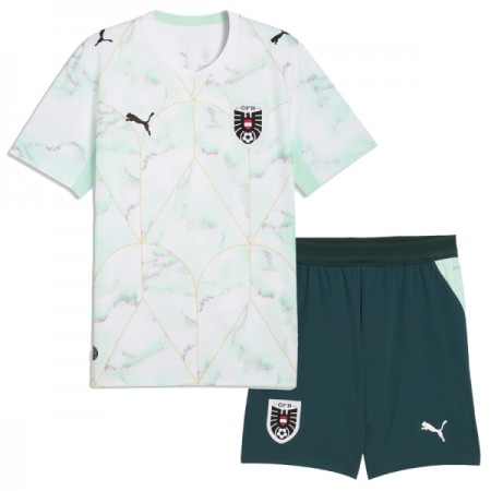 Camisola Áustria Criança Equipamento Alternativa Mundial de 2026 Manga Curta