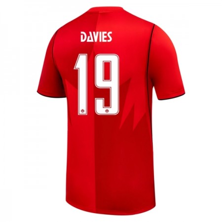 Camisola Canadá Davies 19 Equipamento Principal Mundial de 2026 Manga Curta