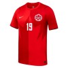 Camisola Canadá Davies 19 Equipamento Principal Mundial de 2026 Manga Curta