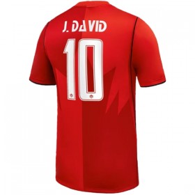 Camisola Canadá J. David 10 Equipamento Principal Mundial de 2026 Manga Curta