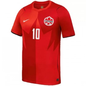Camisola Canadá J. David 10 Equipamento Principal Mundial de 2026 Manga Curta