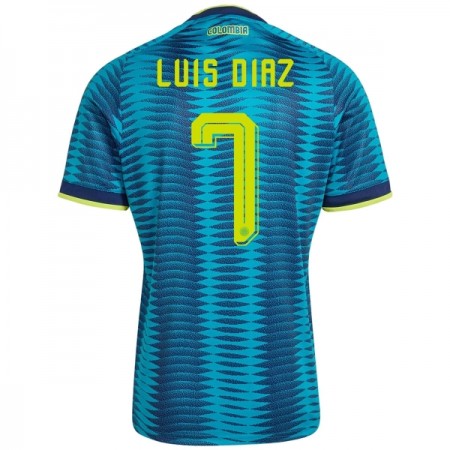 Camisola Colômbia Luis Diaz 7 Equipamento Alternativa Mundial de 2026 Manga Curta