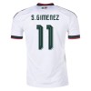 Camisola México S.Gimenez 11 Equipamento Alternativa Mundial de 2026 Manga Curta