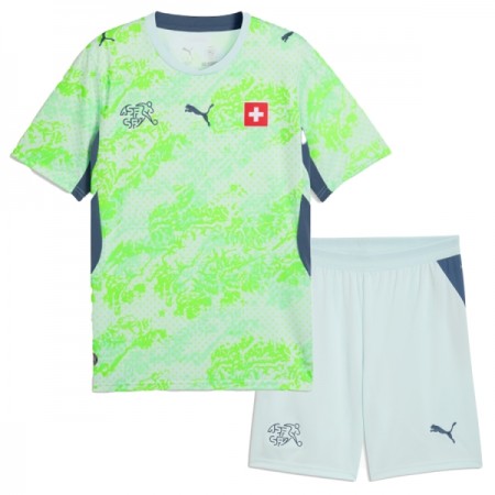 Camisola Suíça Criança Equipamento Alternativa Mundial de 2026 Manga Curta