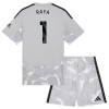 Camisola Arsenal Raya 1 Guarda Redes Criança Equipamento Principal 2026-27 Manga Curta