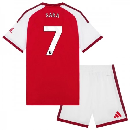 Camisola Arsenal Saka 7 Criança Equipamento Principal 2026-27 Manga Curta