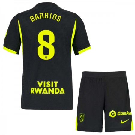 Camisola Atlético Madrid Barrios 8 Criança Equipamento Alternativa 2026-27 Manga Curta