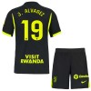 Camisola Atlético Madrid J. Alvarez 19 Criança Equipamento Alternativa 2026-27 Manga Curta