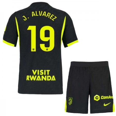 Camisola Atlético Madrid J. Alvarez 19 Criança Equipamento Alternativa 2026-27 Manga Curta