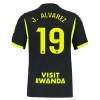 Camisola Atlético Madrid J. Alvarez 19 Equipamento Alternativa 2026-27 Manga Curta