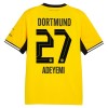 Camisola Borussia Dortmund Adeyemi 27 Equipamento Principal 2026-27 Manga Curta