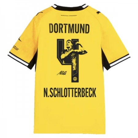 Camisola Borussia Dortmund N. Schlotterbeck 4 Equipamento Principal 2026-27 Especial Manga Curta