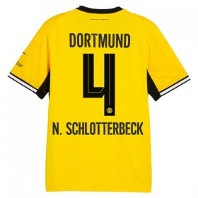 Camisola Borussia Dortmund N. Schlotterbeck 4 Equipamento Principal 2026-27 Manga Curta
