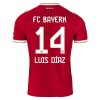 Camisola FC Bayern München Luis Diaz 14 Equipamento Principal 2026-27 Manga Curta