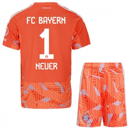 Camisola FC Bayern München Neuer 1 Guarda Redes Criança Equipamento Alternativa 2026-27 Manga Curta