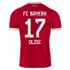 Camisola FC Bayern München Olise 17 Criança Equipamento Principal 2026-27 Manga Curta