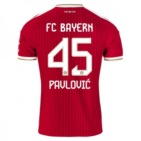 Camisola FC Bayern München Pavlovic 45 Equipamento Principal 2026-27 Manga Curta