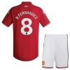 Camisola Manchester United B. Fernandes 8 Criança Equipamento Principal 2026-27 Manga Curta
