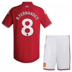 Camisola Manchester United B. Fernandes 8 Criança Equipamento Principal 2026-27 Manga Curta