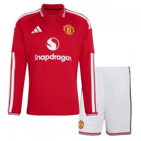 Camisola Manchester United Criança Equipamento Principal 2026-27 Manga Comprida