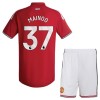 Camisola Manchester United Mainoo 37 Criança Equipamento Principal 2026-27 Manga Curta