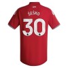 Camisola Manchester United Sesko 30 Criança Equipamento Principal 2026-27 Manga Curta