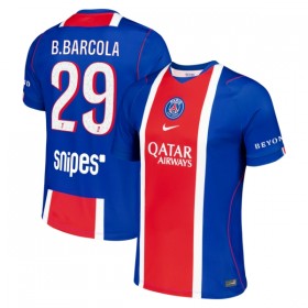 Camisola Paris Saint-Germain Bradley Barcola 29 Equipamento Principal 2026-27 Manga Curta