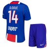 Camisola Paris Saint-Germain Desire Doue 14 Criança Equipamento Principal 2026-27 Manga Curta