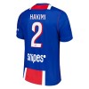 Camisola Paris Saint-Germain Hakimi 2 Criança Equipamento Principal 2026-27 Manga Curta