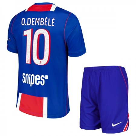 Camisola Paris Saint-Germain O. Dembele 10 Criança Equipamento Principal 2026-27 Manga Curta